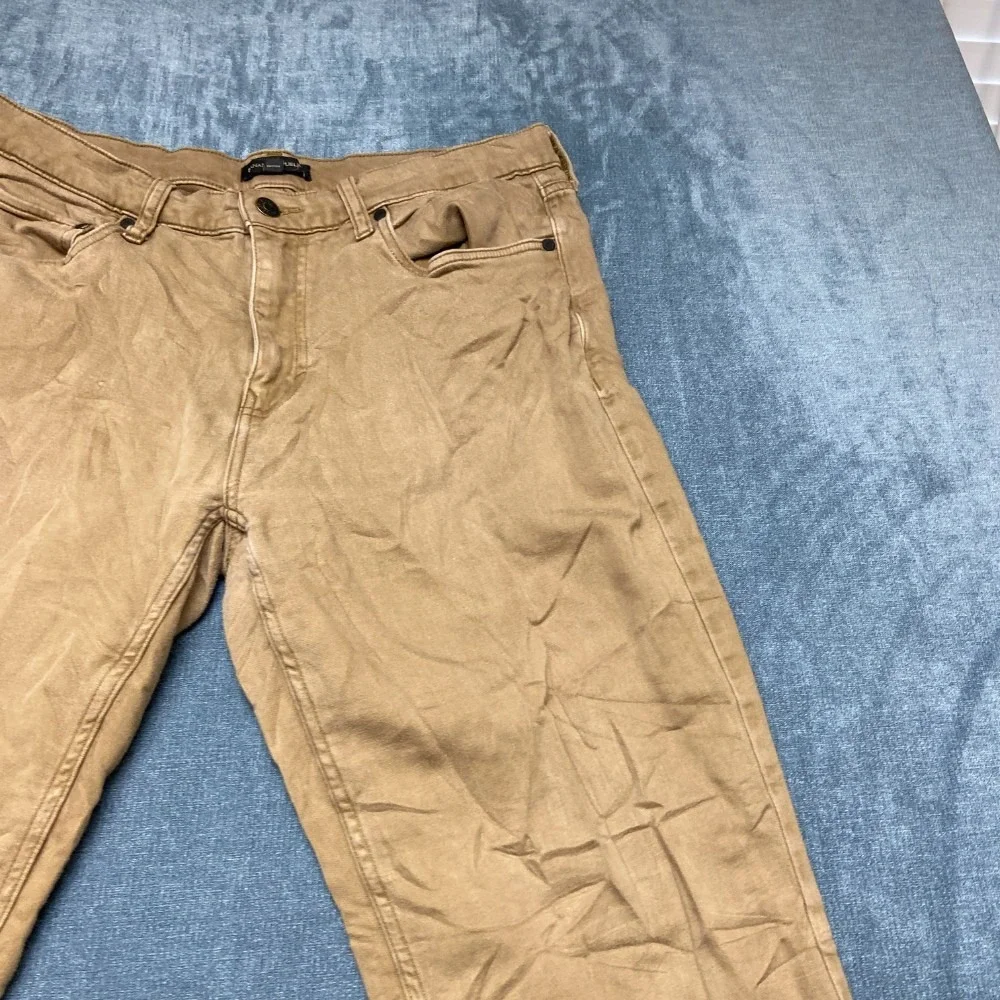 Banana Republic Jeans Mens 34x32 Tan Denim Cotton Stretch Regular Fit Casual